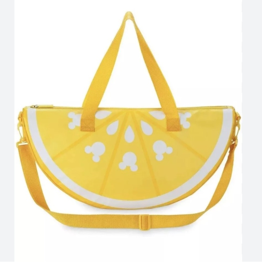 Disney Store Mickey Mouse Lemon Slice Wedge Insulated Cooler Bag